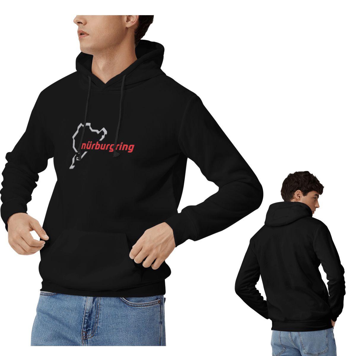 Winter Clothing Germany - レーストラックドイツニュルブルクリンクパーカー男性女性カジュアルプルオーバースウェットシャツファッション長袖服秋冬