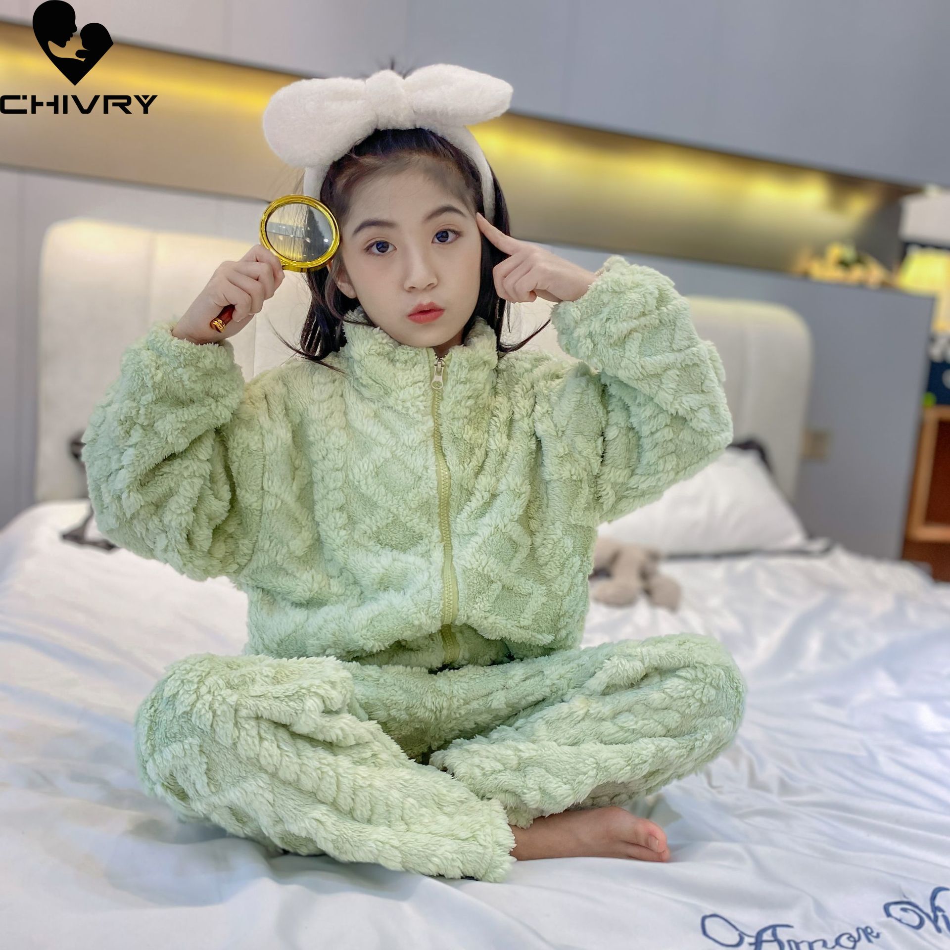 子供用の厚いフランネルパジャマ,ジッパー付き,男の子と女の子 - Winter Clothing For Toddlers のレビューと価格