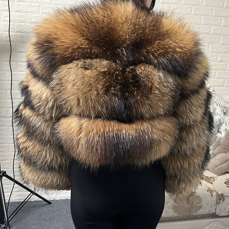 プラスサイズトップスブラウンファーマオマオコン肥満女性のアウ - Warm Winter Clothing のレビューと価格