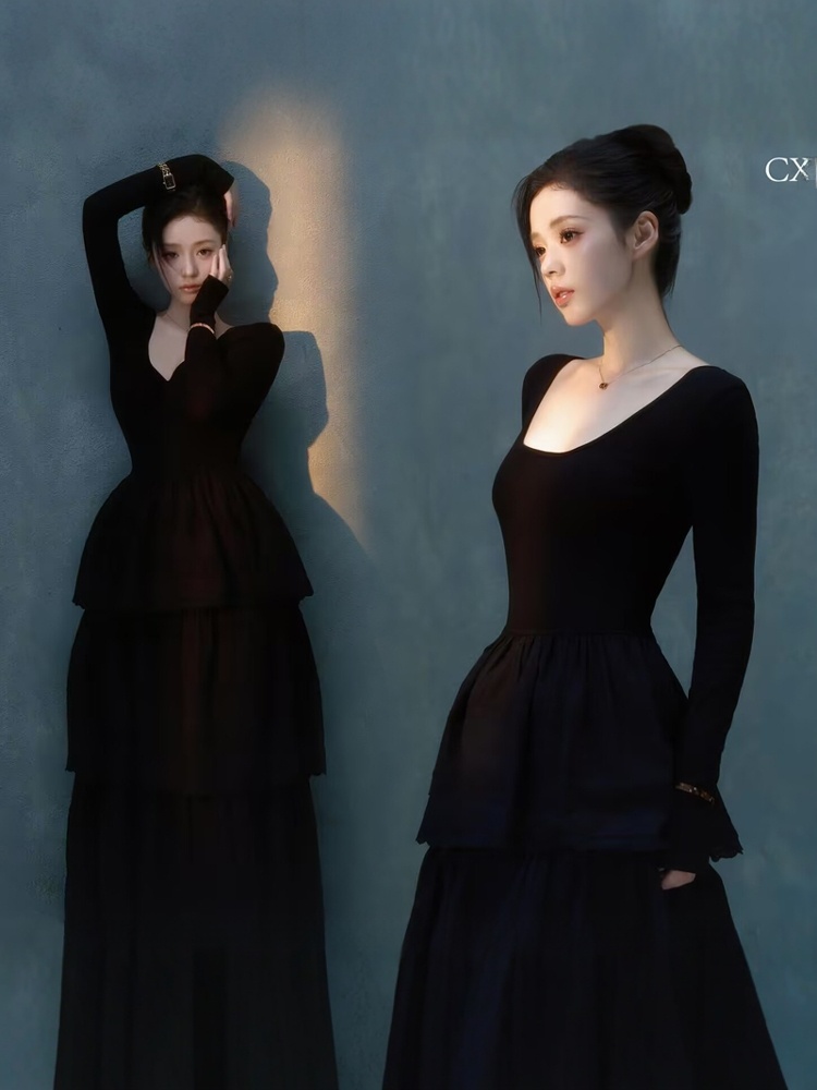 レトロポートレート写真撮影服女性の芸術的な写真撮影雰囲気感覚 - Winter Clothing Photo のレビューと価格