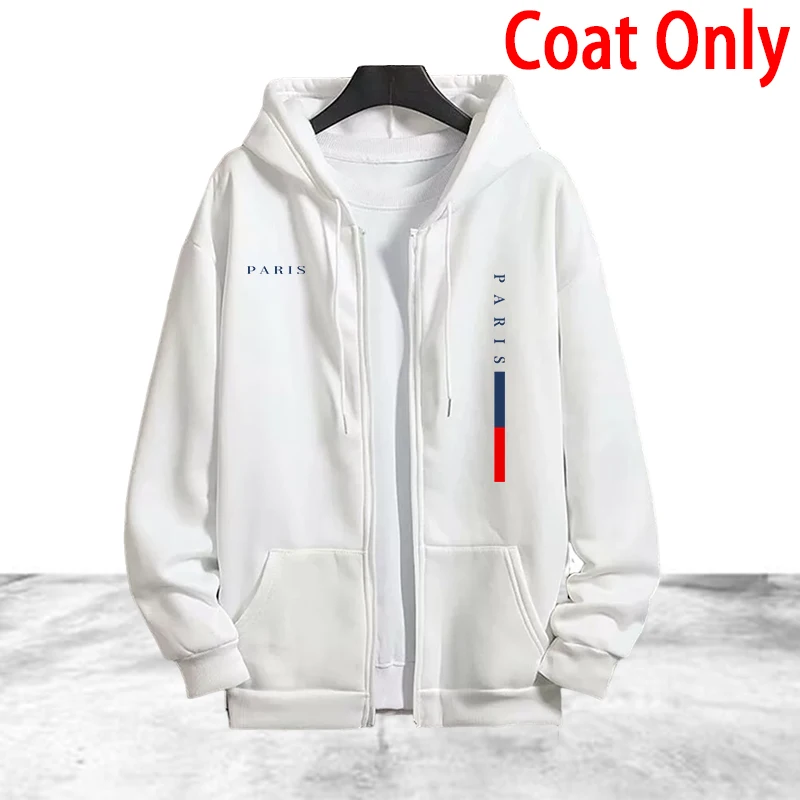 メンズコートトラックスーツ2点セット カジュアルジップアップ - Jacket Winter Clothing のレビューと価格