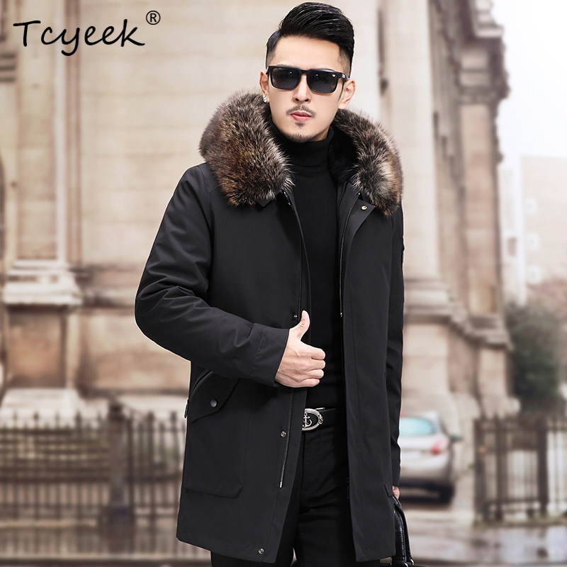 Tcyeek スライバーフォックスファー襟付き冬用ジャケット - Warm Winter Clothing のレビューと価格