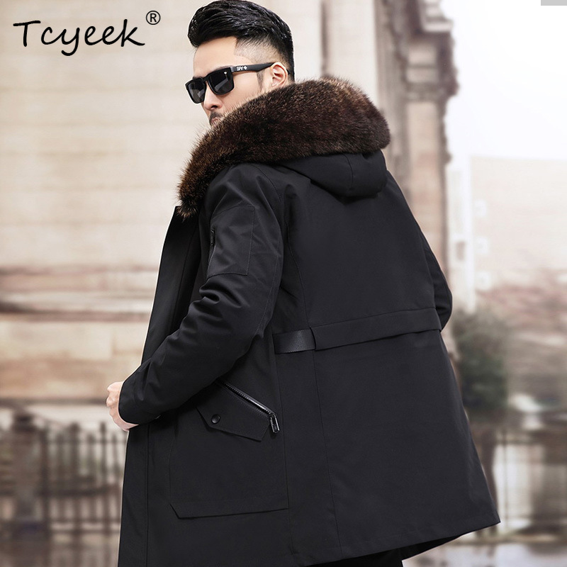 Tcyeek スライバーフォックスファー襟付き冬用ジャケット - Warm Winter Clothing のレビューと価格