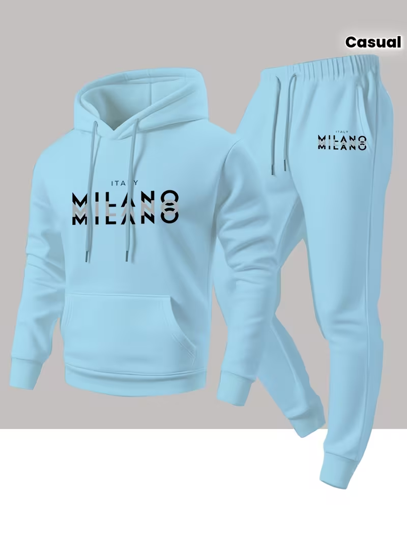 メンズ売れ筋ファッションレタープリントセットアップ ツーピー - Warm Winter Clothing のレビューと価格
