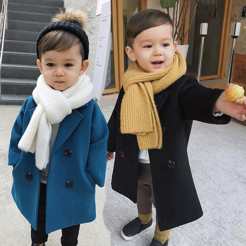 子供用ラペル付きダブルブレストトレンチコート,男の子と女の子 - Winter Clothing For Toddlers のレビューと価格