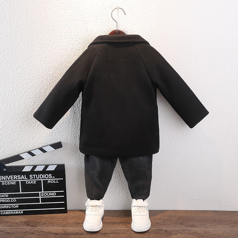 子供用ラペル付きダブルブレストトレンチコート,男の子と女の子 - Winter Clothing For Toddlers のレビューと価格
