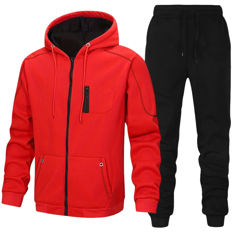 メンズファッション トラックスーツ カジュアル フーディー  - Jacket Winter Clothing のレビューと価格