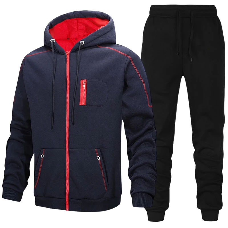 メンズファッション トラックスーツ カジュアル フーディー  - Jacket Winter Clothing のレビューと価格