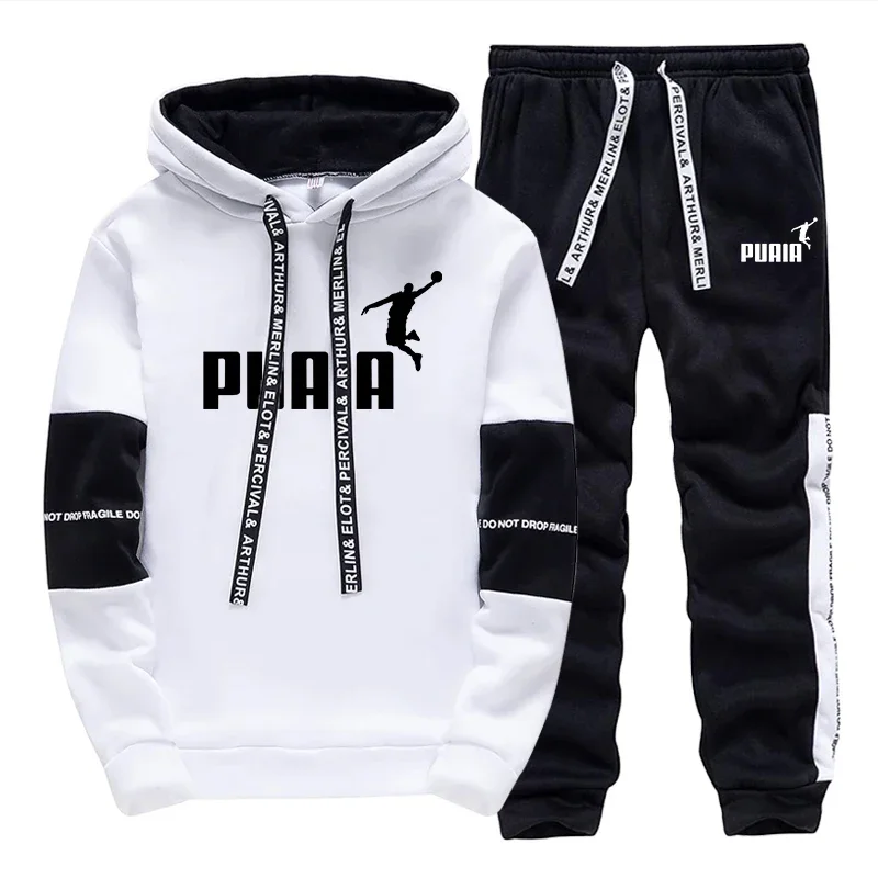 ホットセール メンズトラックスーツ プリントカジュアルスウェ - Winter Clothes のレビューと価格