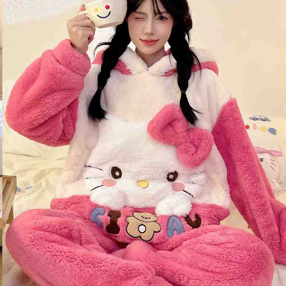 ハローキティ クロミ レディース カートゥーン 長袖 暖かい - Warm Winter Clothing のレビューと価格
