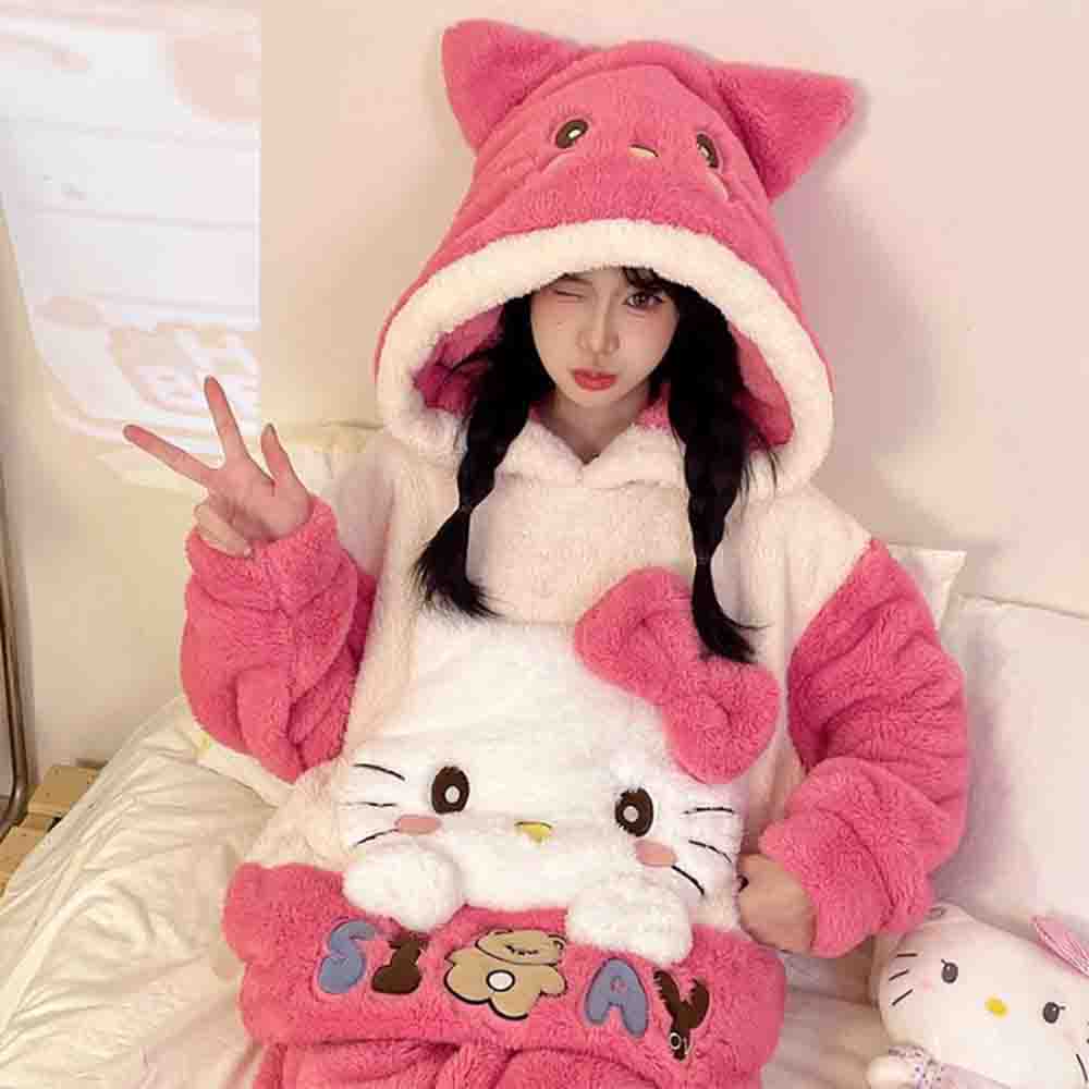 ハローキティ クロミ レディース カートゥーン 長袖 暖かい - Warm Winter Clothing のレビューと価格