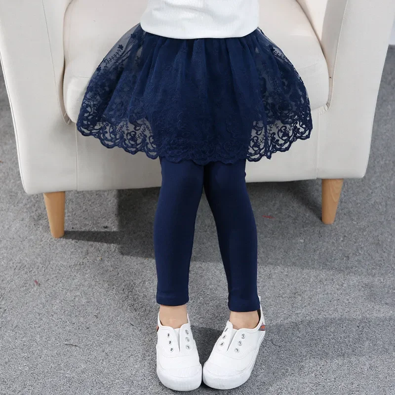 新しい女の赤ちゃんレギンスレースプリンセススカートパンツ春秋 - Winter Clothing For Toddlers のレビューと価格
