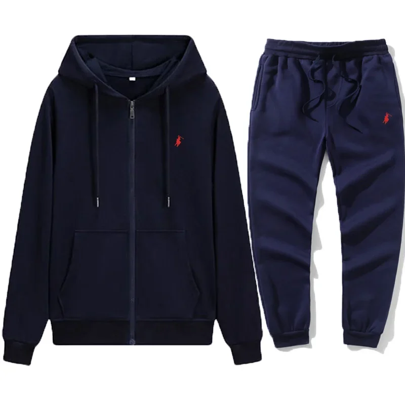 2026年メンズクラシックフーディスポーツパンツセット秋冬暖 - Winter Clothes のレビューと価格